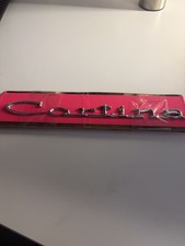Ford Cortina Mk.1 Boot Badge Nos  Early GT