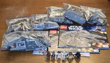 LEGO 7965 Star Wars Millennium Falcon 100% COMPLETE w/ Minifigures & Manuals