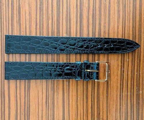Vtg unused movado 17mm black - vtg,