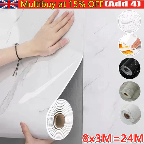 8x3m marble thick wallpaper - thick,
