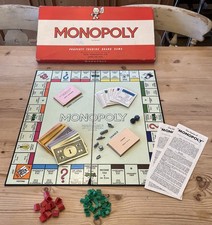 Vintage Waddingtons Monopoly Original 1961 Edition Board Game