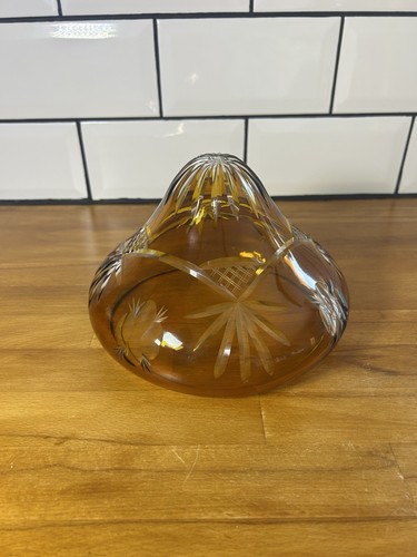 Vintage amber cut - amber,