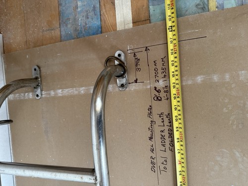 Stainless rung boat folding - rung,