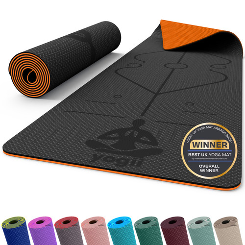 Yoga mat thick non slip - yoga, 6mm