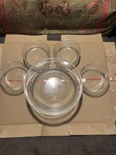 Trifle Bowl & 4 Desert Bowls