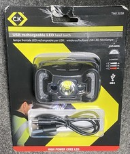 CK Tools USB Rechargeable LED Head Torch T9613USB
