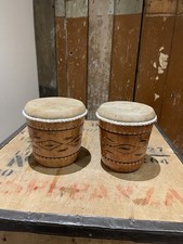 A Pair Of Bongos African Drum