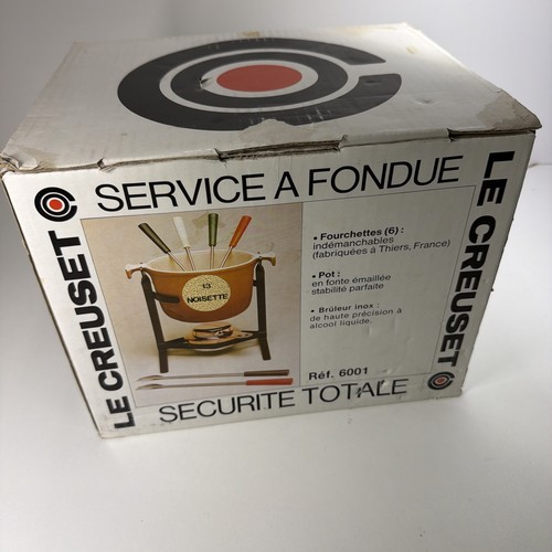 Creuset fondue set - fondue,