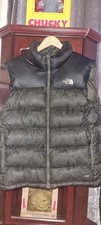 The North Face Nuptse Down Puffer Vest 700 Camo TNF Outdoor Gilet Rare Colourway