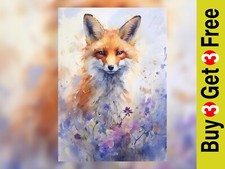 Fox Amongst the Flowers