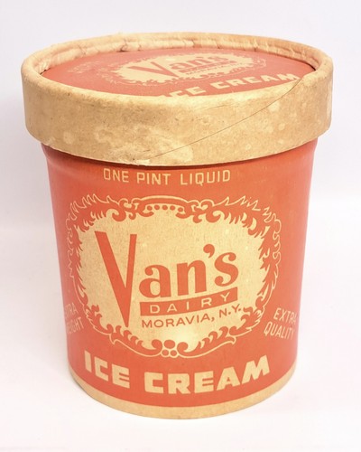 Vintage van dairy - dairy, moravia