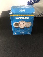 SANGAMO S255-2-171 ROUND PATTERN TIME SWITCH CLOCK S250 SERIES 4 PIN BASE NEW UK
