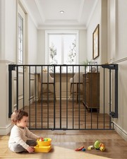 Expandable 31.6-48" Baby Gate Wall-Mounted Pet & Child Safety Gate