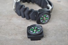 Slide on 20MM Compass for Watch Strap Outdoor Waterproof Survival diving