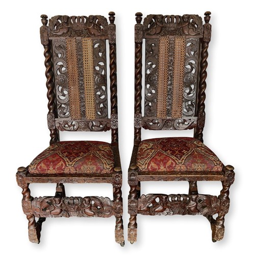 Pair antique renaissance - pair,