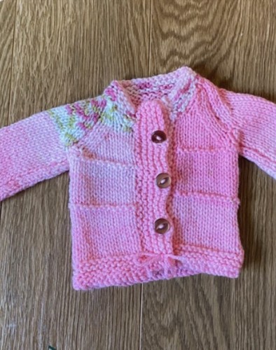 New born pink cardigan - new,