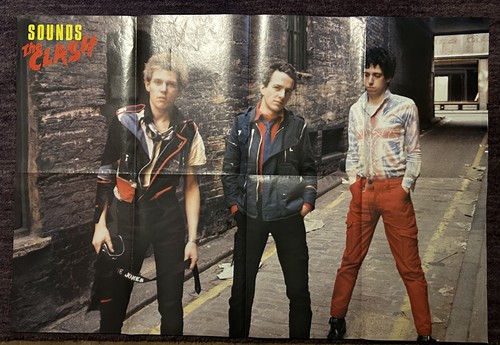 The clash 1985 poster - the, poster,