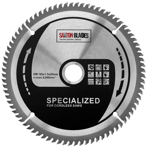 Saxton 165mm 80t tct thin - saxton,