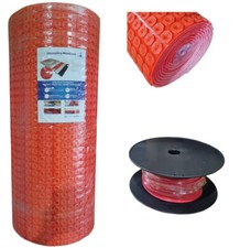 Decoupling Membrane, for Underfloor Heating, Tile Uncoupling - Red
