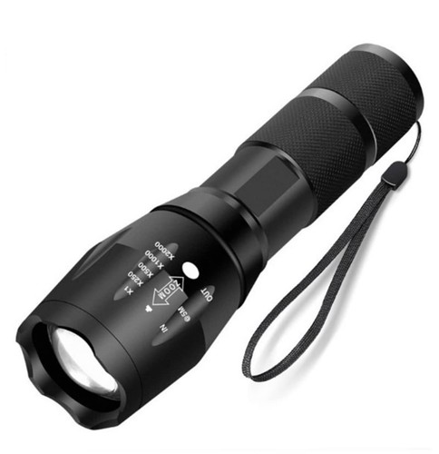 Led battery powered zoom - powered, torch
