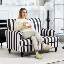 Accent Chair with Stripe