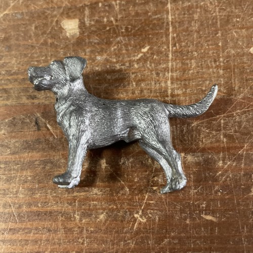 Small metal labrador ornament - metal,