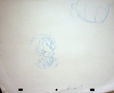 Strawberry Shortcake & the Baby Without a Name ORIGINAL Production Pencil 