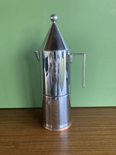 Vintage Alessi La Conica Espresso Coffee Maker - Aldo Rossi - 6 Cup - NEVER USED