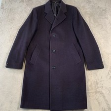 Crombie Coat Mens 40 Blue