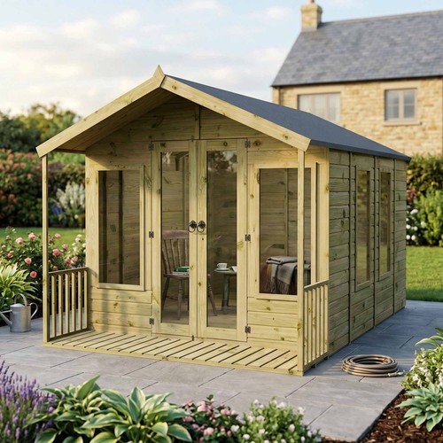 12x8 summerhouse with - 12x8,
