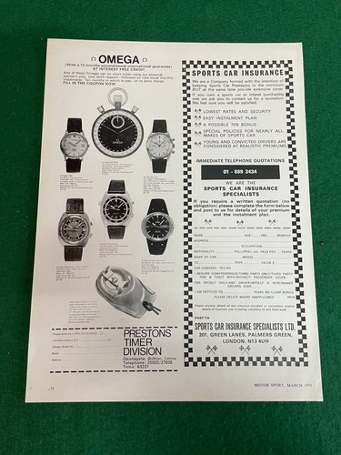 Omega 1973 f300 - mg, 6603