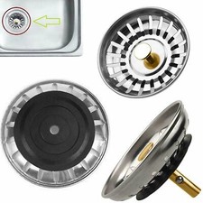 PREMIUM KITCHEN SINK REPLACEMENT DRAIN WASTE FILTER PLUG BASIN STRAINER DRAINER