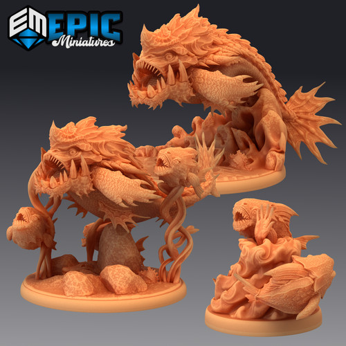 Giant piranha dungeons - piranha,, and