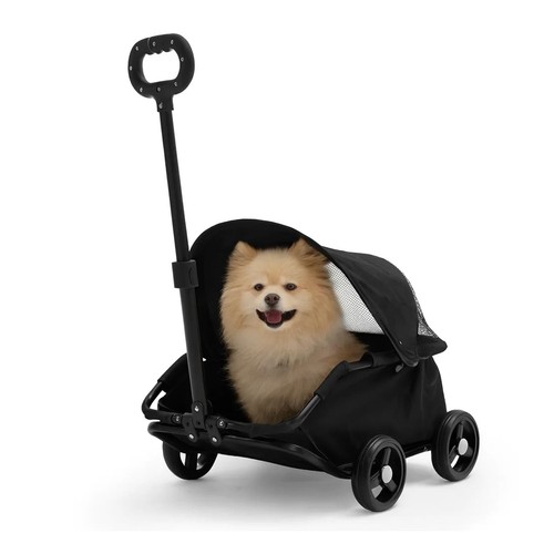 Foldable pet dog cat stroller - foldable,