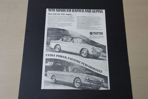 Original 1965 magazine - , advert