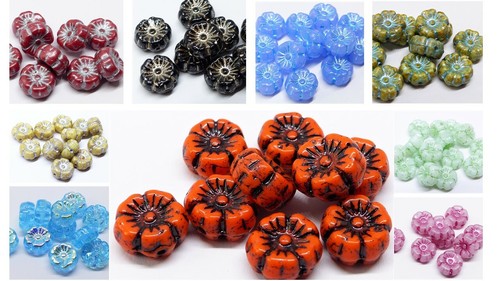9mm czech pressed glass flat - glass,