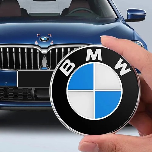 2pcs bmw bonnet badge - bmw, 82mm