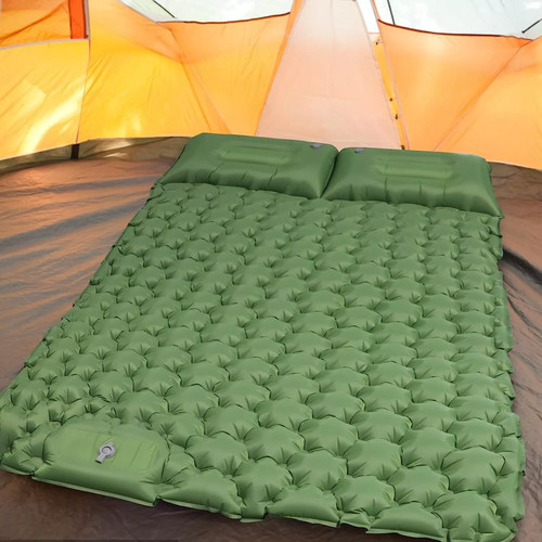 Double sleeping pad - sleeping, inflating