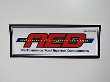 AED Fuel System Sticker Decal