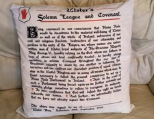  Ulster Covenant,Lord Carson,Ulster Day 28th September, cushion cover
