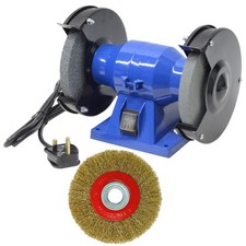 Electric Bench Grinder Dual Wheel 150W Wire Brush Wheel 150mm