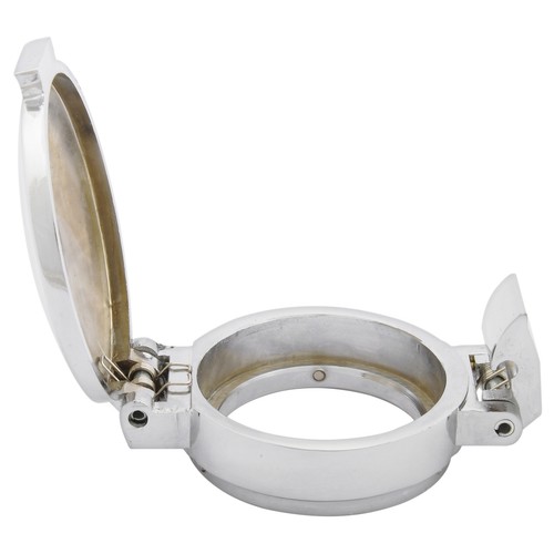 Fuel cap cover 90mm - , chrome