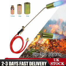 Long Arm Propane Butane Blow Kit Roofer Gas Torch Burner Roofing Brazing Hose UK