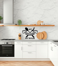 My Kitchen My Rules Wall Art