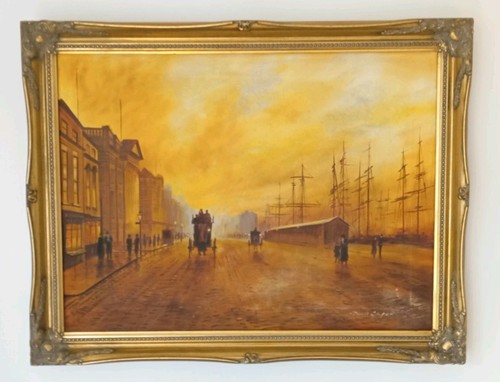 Pair oil paintings - of, paintings,
