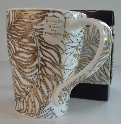 Dunoon coco bone china mug - bone,