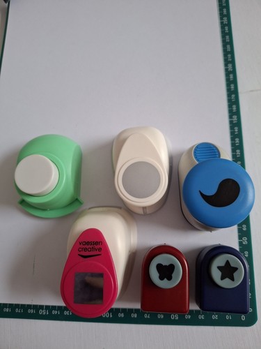 Various paper punches bundle - paper,