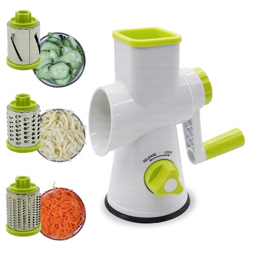 Rotary food grater with - with, 3