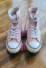 ROCES Quad Roller Boots size 1. Pink and white. 