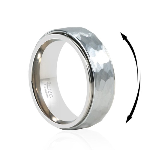 8mm tungsten fidget - tungsten,